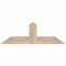 Ekena Millwork Portland Smooth Timber Gable Bracket, Douglas Fir, 48"W x 16"H x 1 1/2"D x 5 1/2"F, 8/12 Pitch GBW048X16X0206POR00SDF - alternate 1